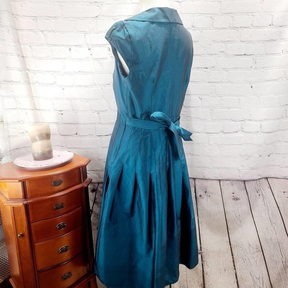 PS...STYLE Blue Fit and Flare Capped monochrome - Picture 4 of 15